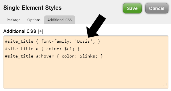 Thesis custom category loop