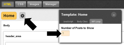 Changing Core Template Posts per Page