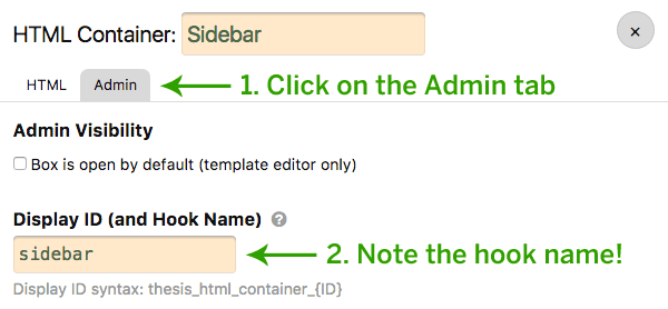 Skin Editor Display ID and Hook Name