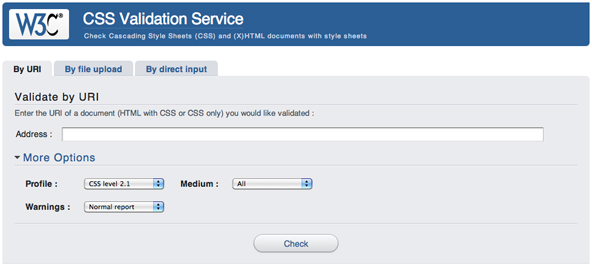 css validator