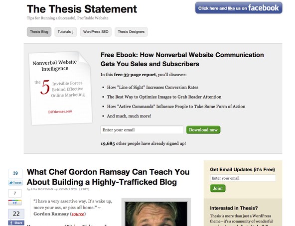 Thesis theme ebook