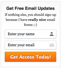 MailChimp Email Signup Form 4