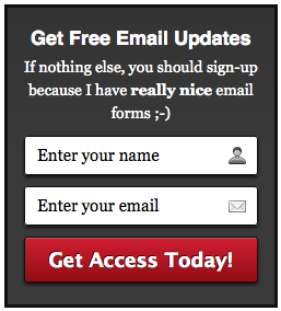 MailChimp Email Signup Form 5