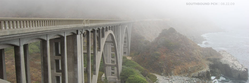Bixby Bridge on the Pacific Coast Highway