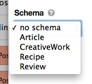 Thesis markup schema