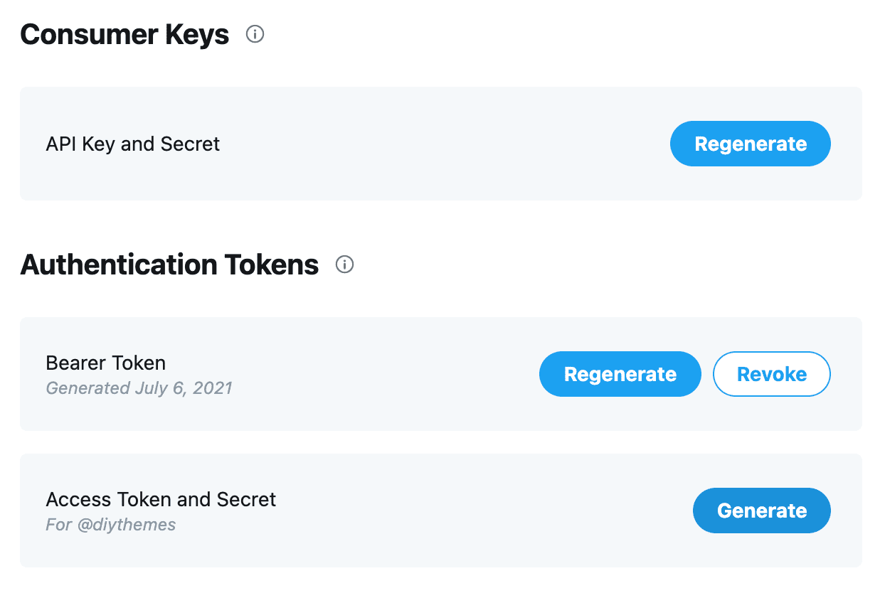 Twitter API: Generate Access Token and Secret